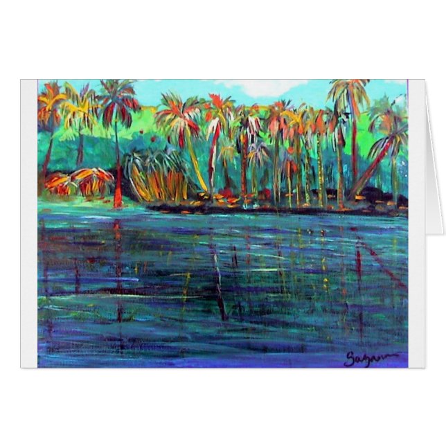 Cartão baía de kiholo 1 (Frente Horizontal)