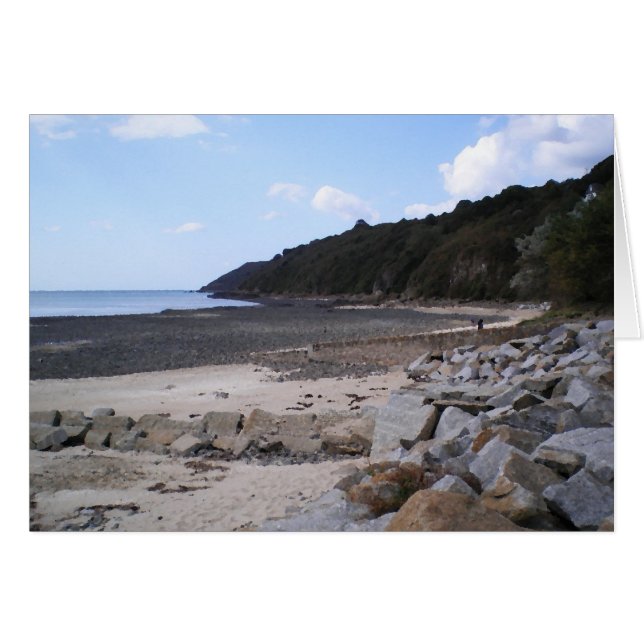 Cartão Baía Normanda (Frente horizontal)