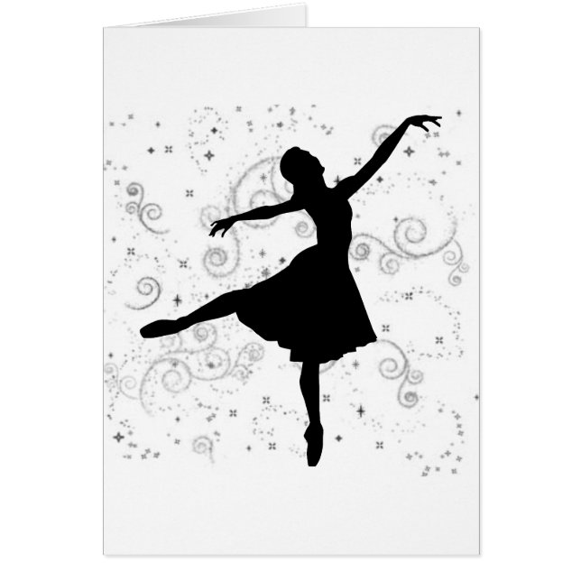 Cartão Bailarina (Frente)