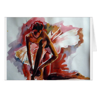 Cartão bailarina