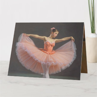 Cartão Bailarinas en el estilo de Degas