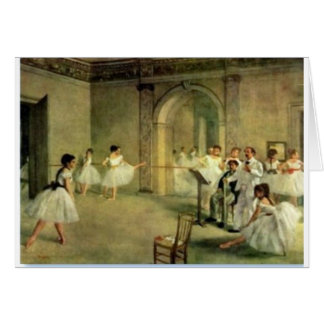 Cartão Bailarinas por Edgar Degas