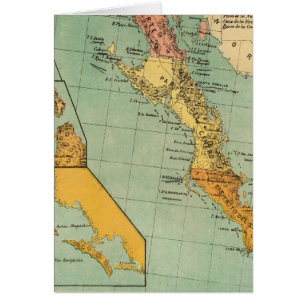 Cartão Baixa Califórnia, México