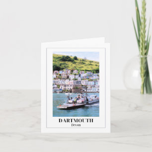 Cartão Baixa Dartmouth Ferry, Devon