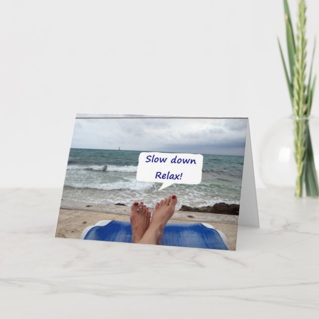 CARTÃO BAIXO RELAXO/DESFRUTE DO 50º ANIVERSÁRIO (Frente)