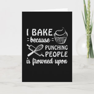 Cartão Baker Bakery Assar Bread Cake Baking Ideia