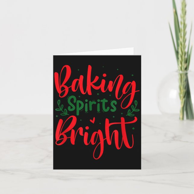 Cartão Baking Srits Bright Funny Christmas  (Frente)