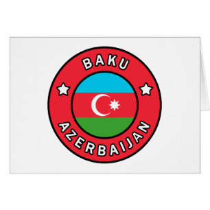 Cartão Baku Azerbaijão