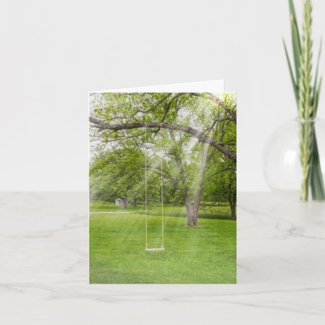 Cartão Balançando À Luz Do Sol (Frente)