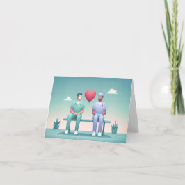 Cartão Balão de Amor