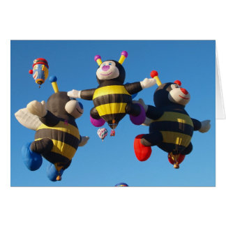 Cartão Balão de ar quente - Ballooning