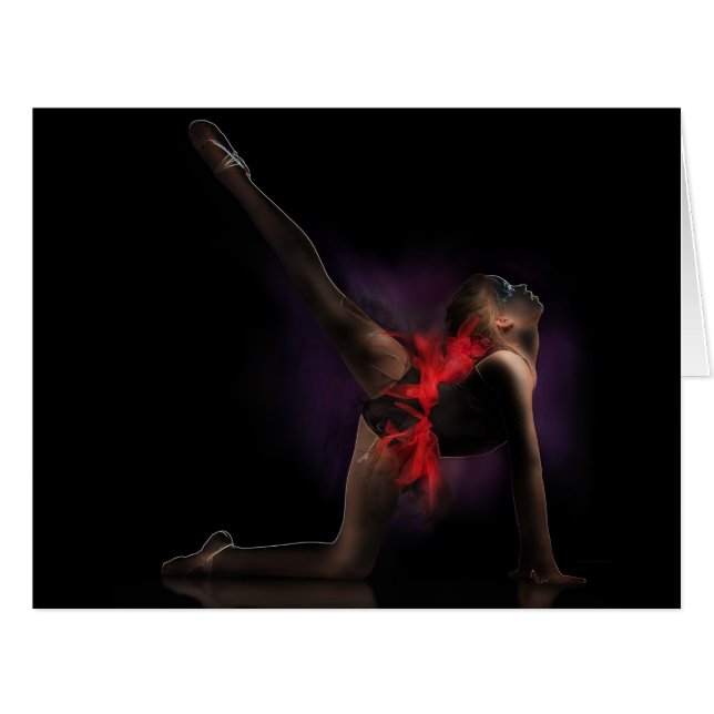 Cartão Balé Art (Frente horizontal)