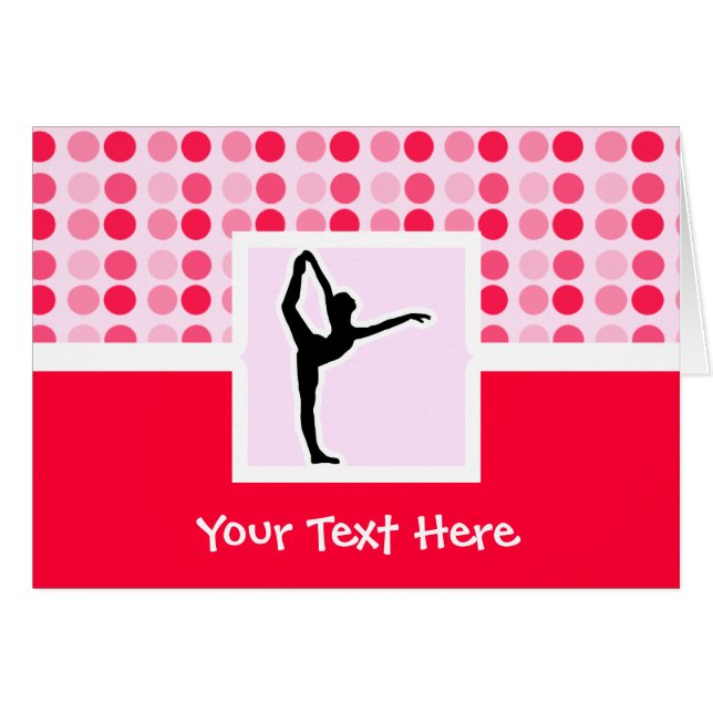 Cartão Balé bonito (Frente Horizontal)