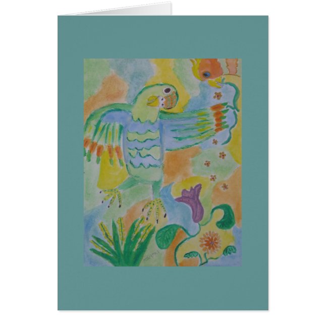 Cartão balé do footsbird (Frente)