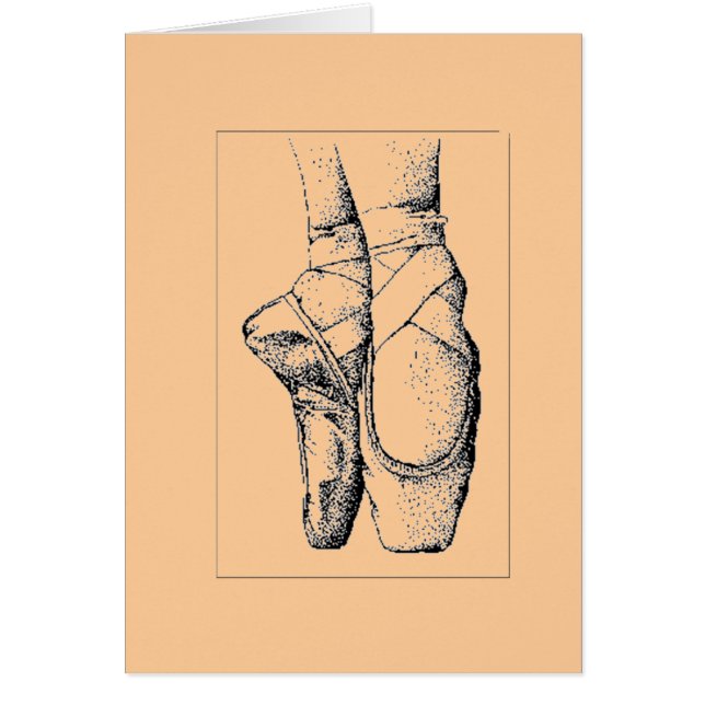 Cartão Balé — En Pointe (Frente)