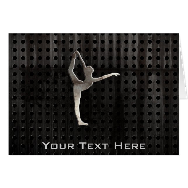 Cartão Balé legal do Grunge (Frente Horizontal)
