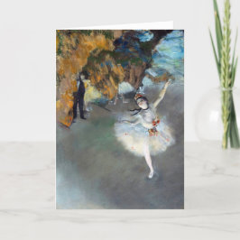 Cartão Balé - l'etoile - Edgar Degas - 1878