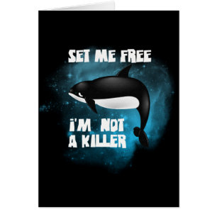 Cartão Baleia Assassina - Orca
