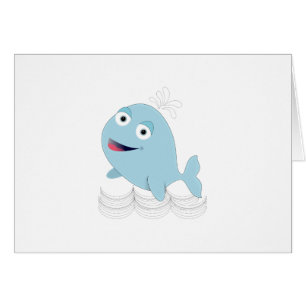 Cartão Baleia Azul