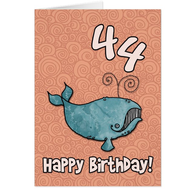 Cartão baleia do BD - 44 (Frente)