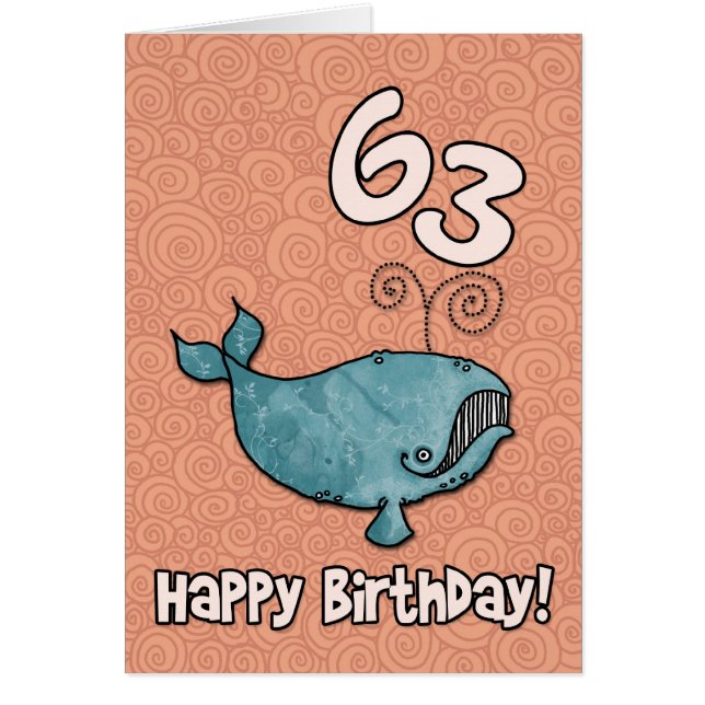 Cartão baleia do BD - 63 (Frente)