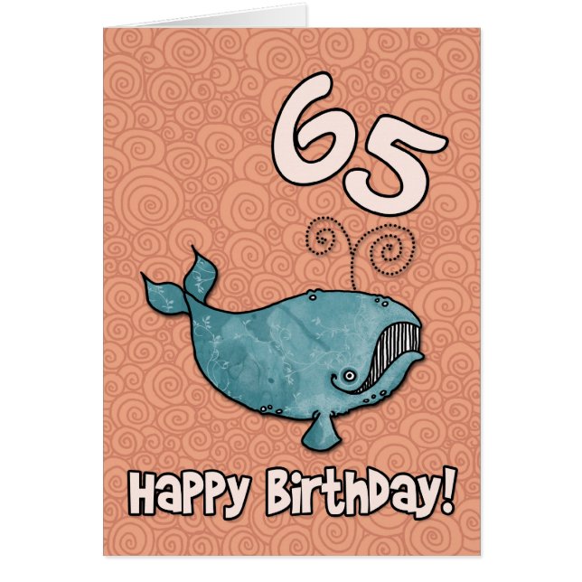 Cartão baleia do BD - 65 (Frente)