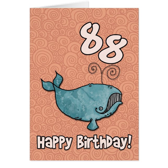 Cartão baleia do BD - 88 (Frente)