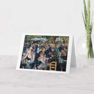 Cartão Ball no Moulin de la Galette, Auguste Renoir