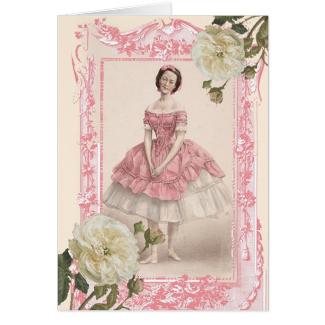 Cartão Ballerina (Frente)