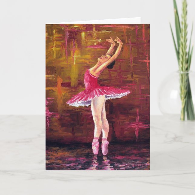Cartão "Ballerina" (Blank Card) (Frente)