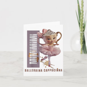 Cartão Ballerina Cappucccino Italiano Brainrot Memor G