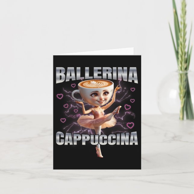 Cartão Ballerina Cappuccino (Frente)