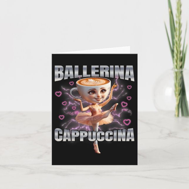 Cartão Ballerina Cappuccino (Frente)