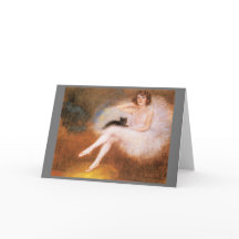 Ballerina com um Gato Negro por Carrier Belleuse