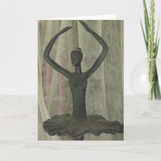 Cartão Ballerina Dancer Todas as Ocasiões (Frente)