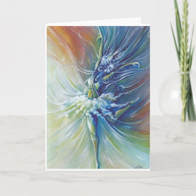 Cartão Ballerina greeting card (Frente)