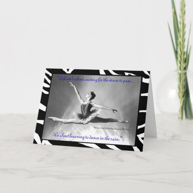 Cartão Ballerina Rachel Phillips Card (Frente)
