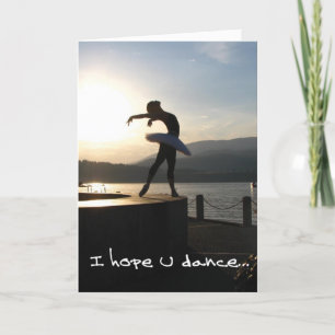 Cartão ballet card 1