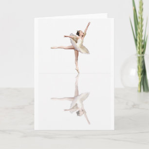 Cartão ballet reflectionsGreeting Card