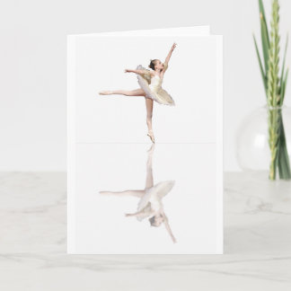 Cartão ballet reflectionsGreeting Card