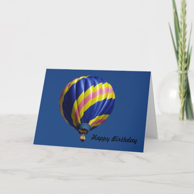 Cartão Balloon Birthday Card (Frente)