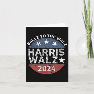 Cartão Ballz Para O W Harris W 2024 Kalama Harris Valsa 2