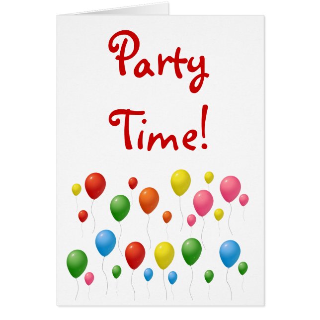 Cartão Balões (Frente)