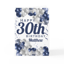 Balões de Marinho aniversário de 30 anos