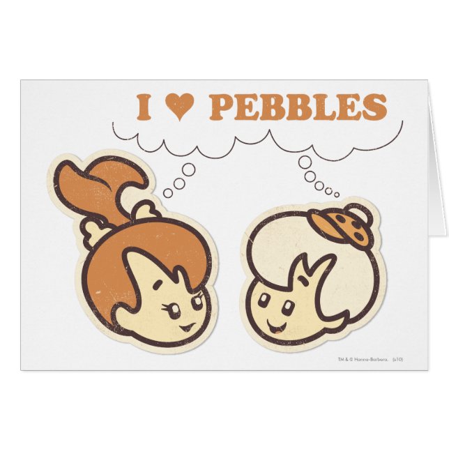 Cartão Bam ama PEBBLES™ (Frente Horizontal)
