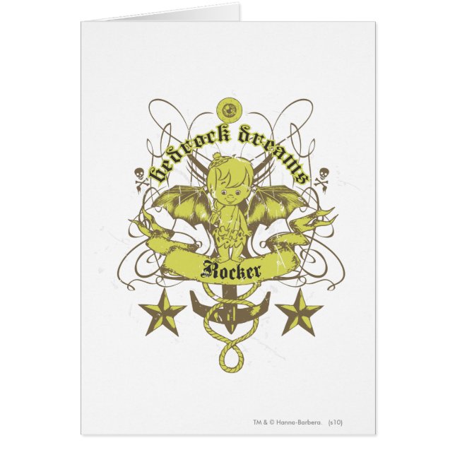 Cartão Bam Bam Bedrock Dreams (Frente)