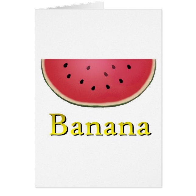 Cartão Banana (Frente)