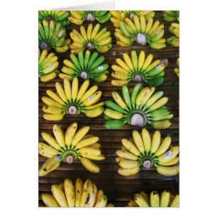 Cartão Banana do ovo do ~ da senhora Dedo Banana