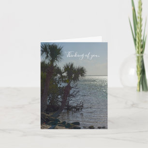 Cartão Banana River Palm Trees Painterly Thinking Of You