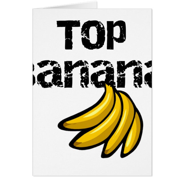 Cartão Banana superior (Frente)